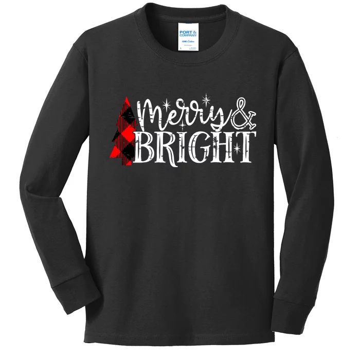 Merry & Bright Kids Long Sleeve Shirt