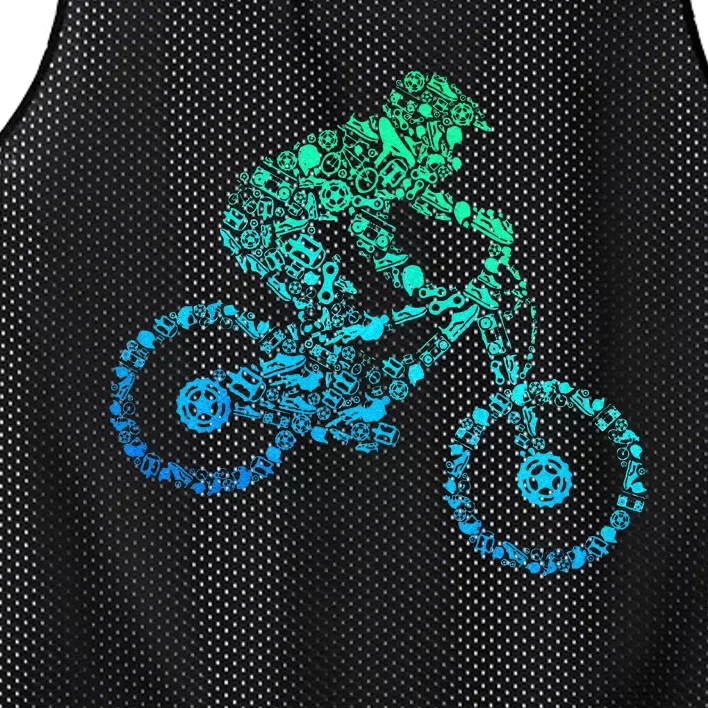 Mountain Bike MTB Downhill Biking Cycling Biker Mesh Reversible Basketball Jersey Tank