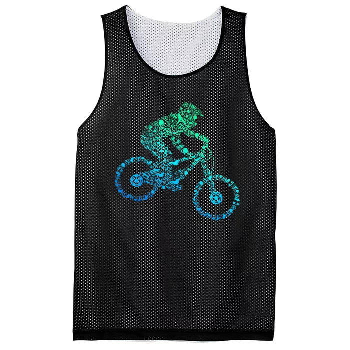 Mountain Bike MTB Downhill Biking Cycling Biker Mesh Reversible Basketball Jersey Tank