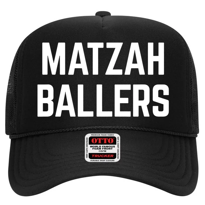 Matzah Ballers High Crown Mesh Trucker Hat