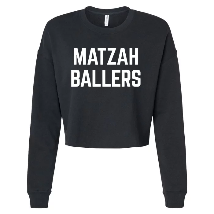 Matzah Ballers Cropped Pullover Crew