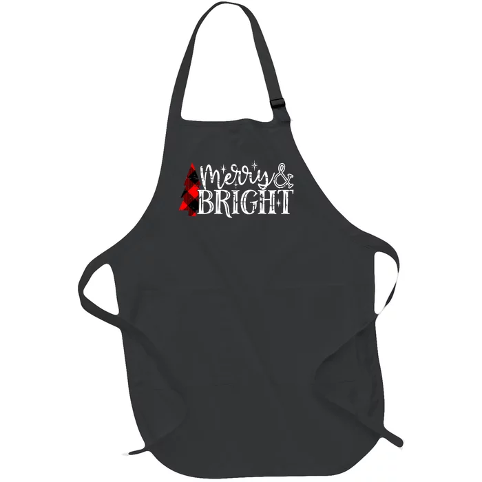 Merry & Bright Full-Length Apron With Pocket