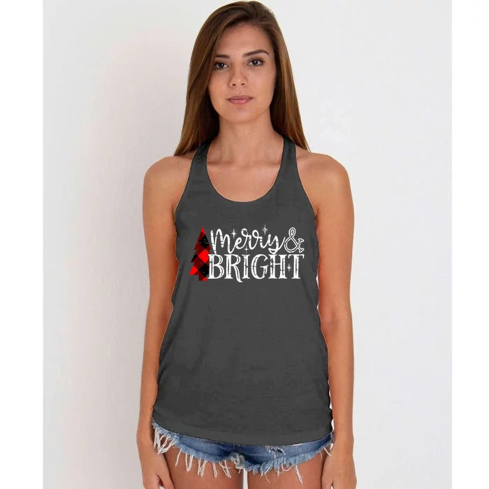 Merry & Bright Women's Knotted Racerback Tank