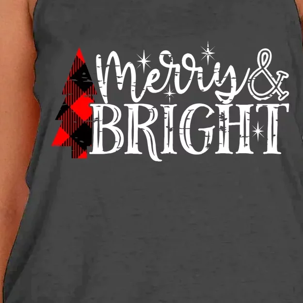 Merry & Bright Women's Knotted Racerback Tank