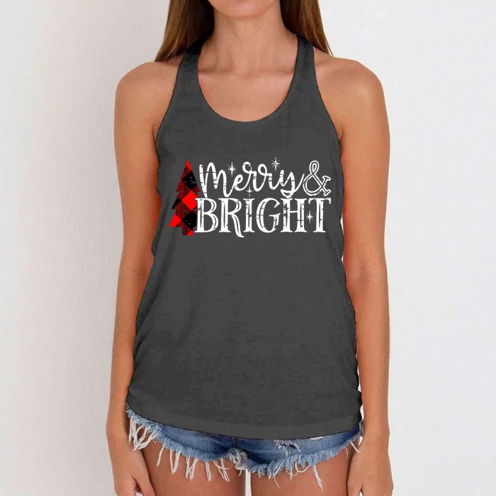 Merry & Bright Women's Knotted Racerback Tank