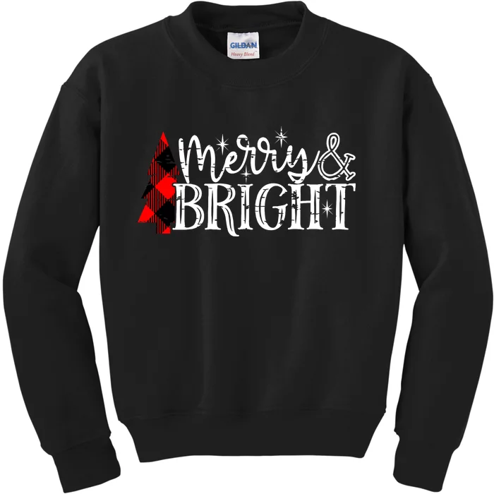 Merry & Bright Kids Sweatshirt