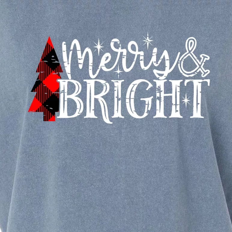 Merry & Bright Garment-Dyed Women's Muscle Tee