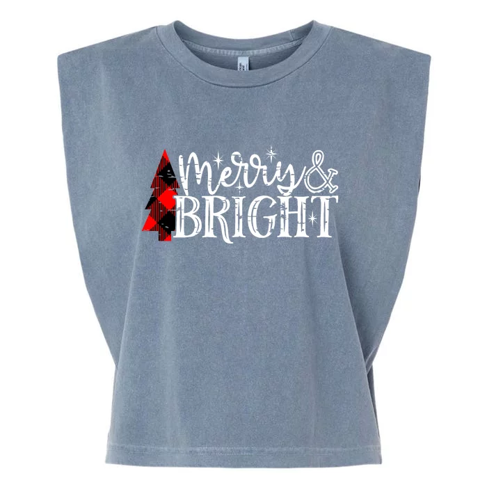 Merry & Bright Garment-Dyed Women's Muscle Tee