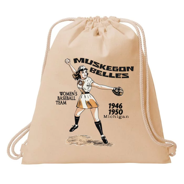 Muskegon Belles Drawstring Bag