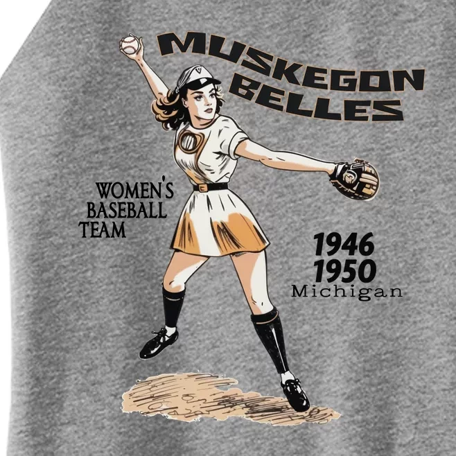 Muskegon Belles Women’s Perfect Tri Rocker Tank