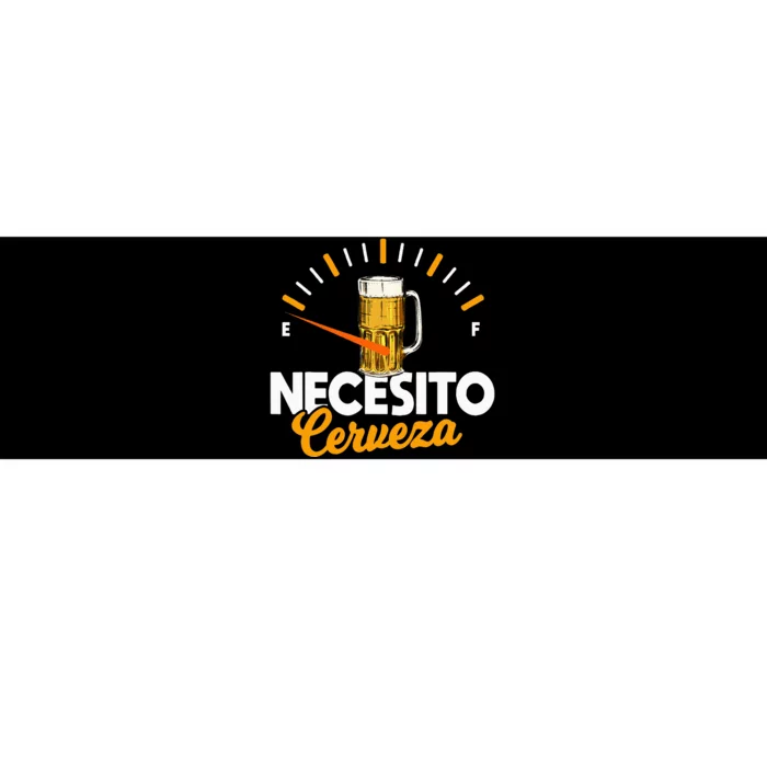 Mexican Beer Necesito Cerveza Cool & Funny Sayings Bumper Sticker