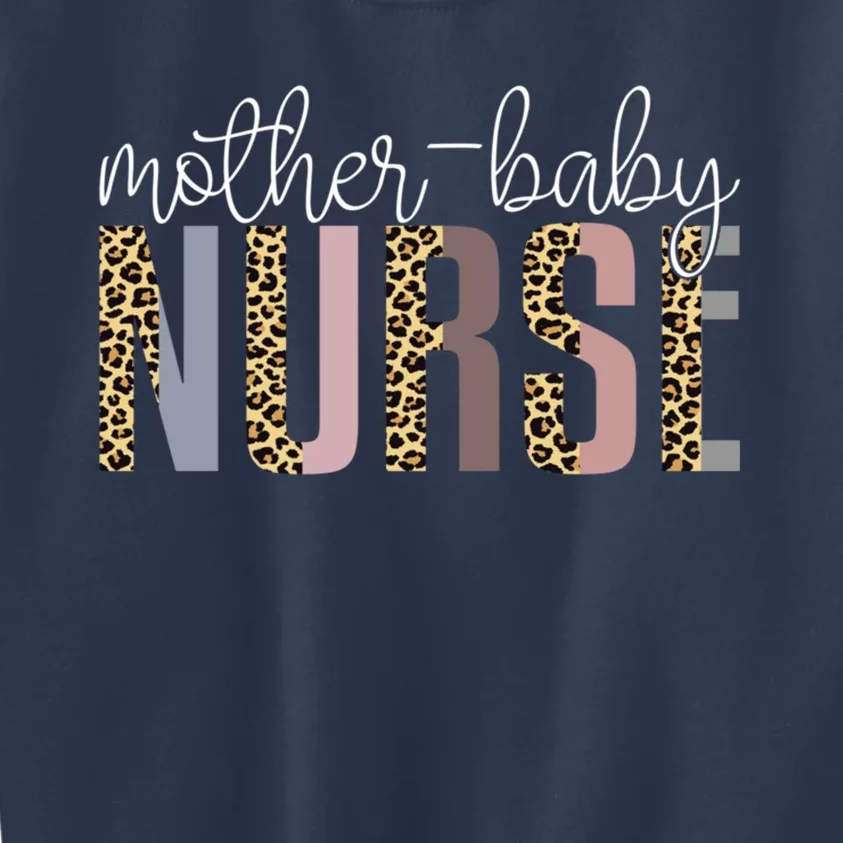 Mother Baby Nurse Appreciation Postpartum Long Sleeve Kids Sweatshirt