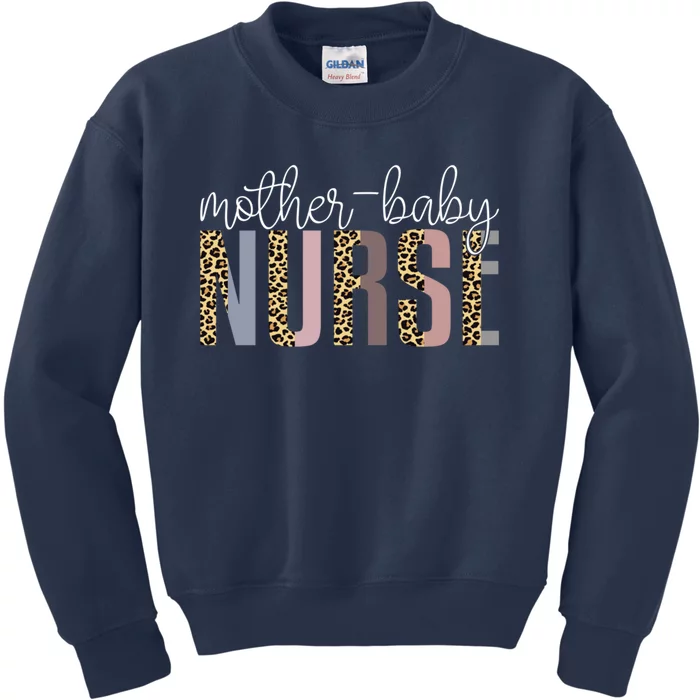 Mother Baby Nurse Appreciation Postpartum Long Sleeve Kids Sweatshirt