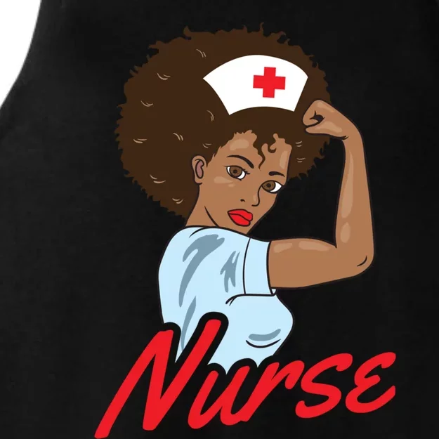 Melanin Black Nurse Clothing Gift African American Gift Ladies Tri-Blend Wicking Tank