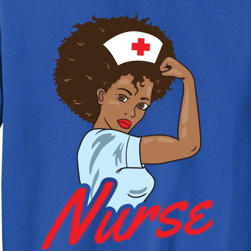 Melanin Black Nurse Clothing Gift African American Gift Tall Sweatshirt