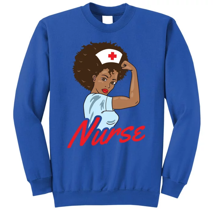 Melanin Black Nurse Clothing Gift African American Gift Tall Sweatshirt