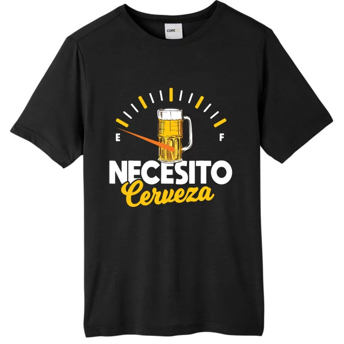 Mexican Beer Necesito Cerveza Cool Funny Sayings ChromaSoft Performance T-Shirt