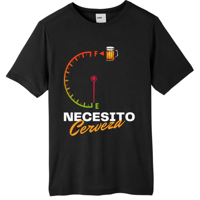 Mexican Beer Necesito Cerveza Cool Funny Sayings Beer Lover ChromaSoft Performance T-Shirt