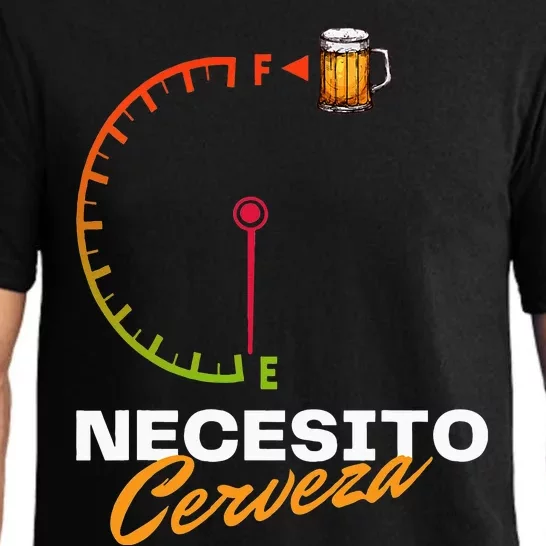 Mexican Beer Necesito Cerveza Cool Funny Sayings Beer Lover Pajama Set