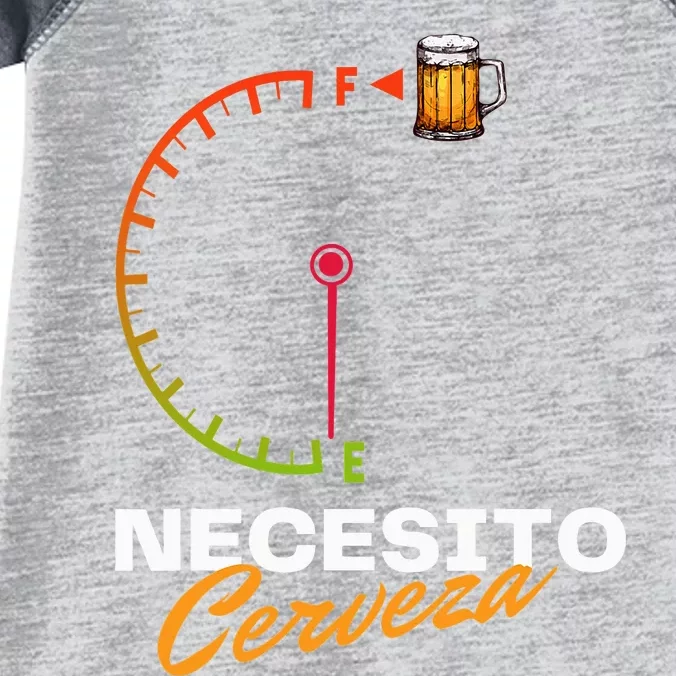 Mexican Beer Necesito Cerveza Cool Funny Sayings Beer Lover Infant Baby Jersey Bodysuit