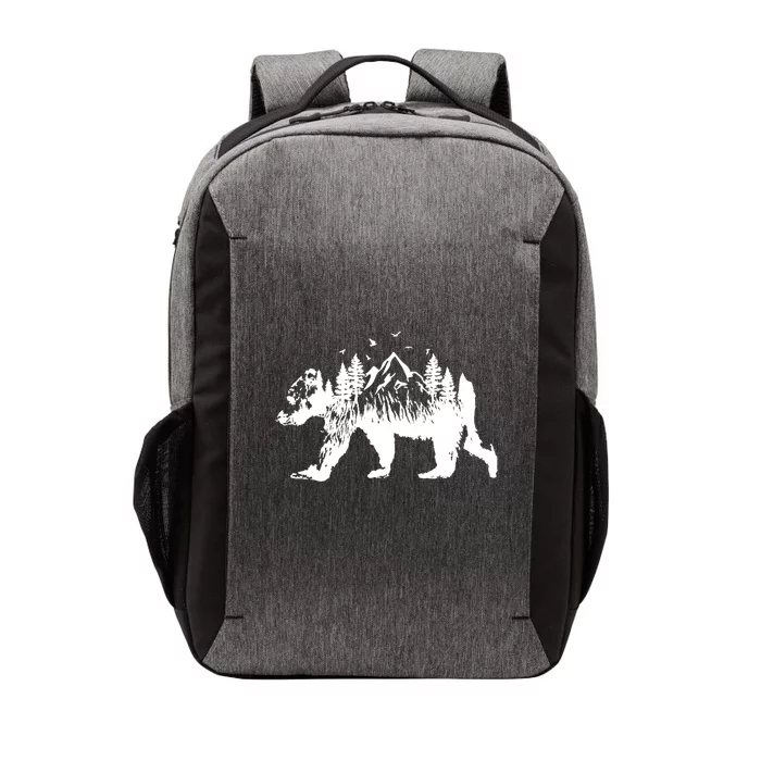 Mountain Bear Nature Vector Backpack