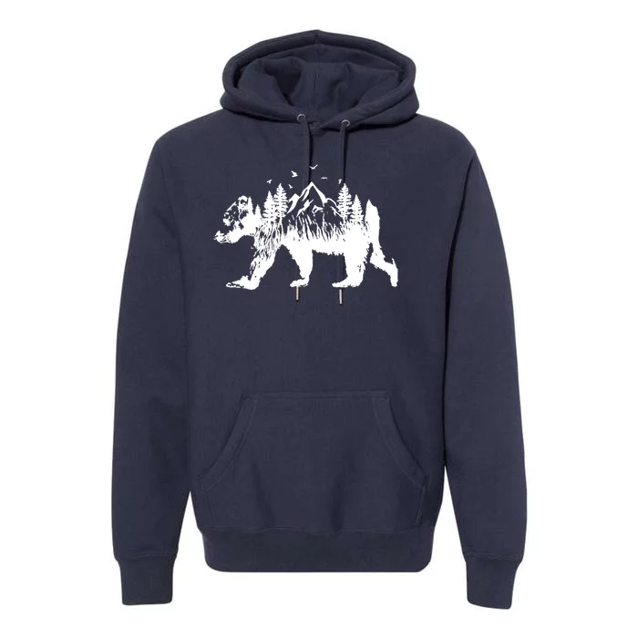 Mountain Bear Nature Premium Hoodie