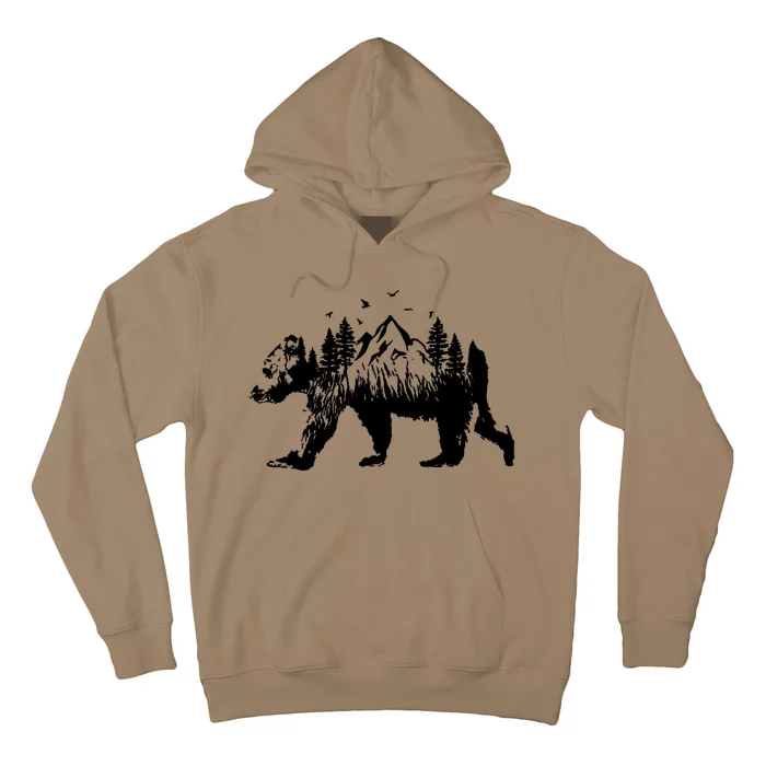 Mountain Bear Nature Hoodie