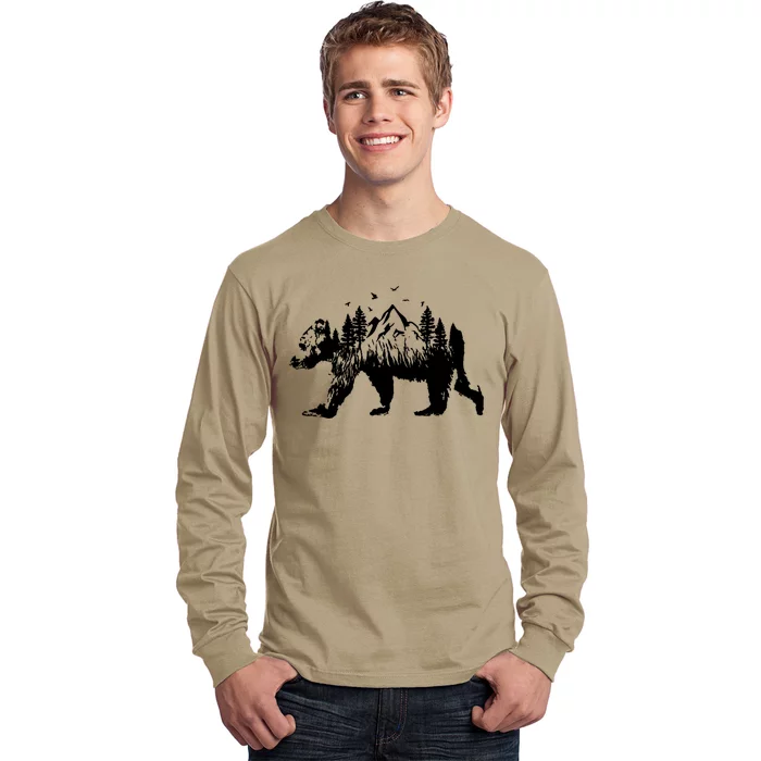 Mountain Bear Nature Long Sleeve Shirt