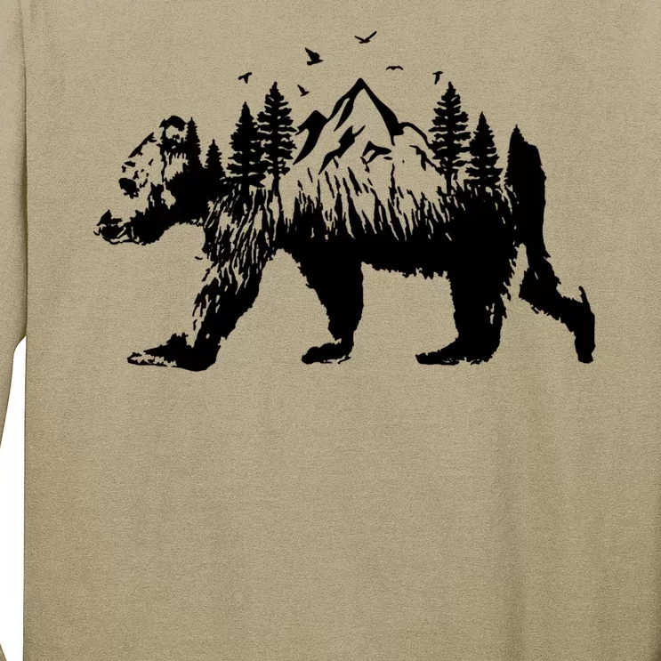 Mountain Bear Nature Long Sleeve Shirt