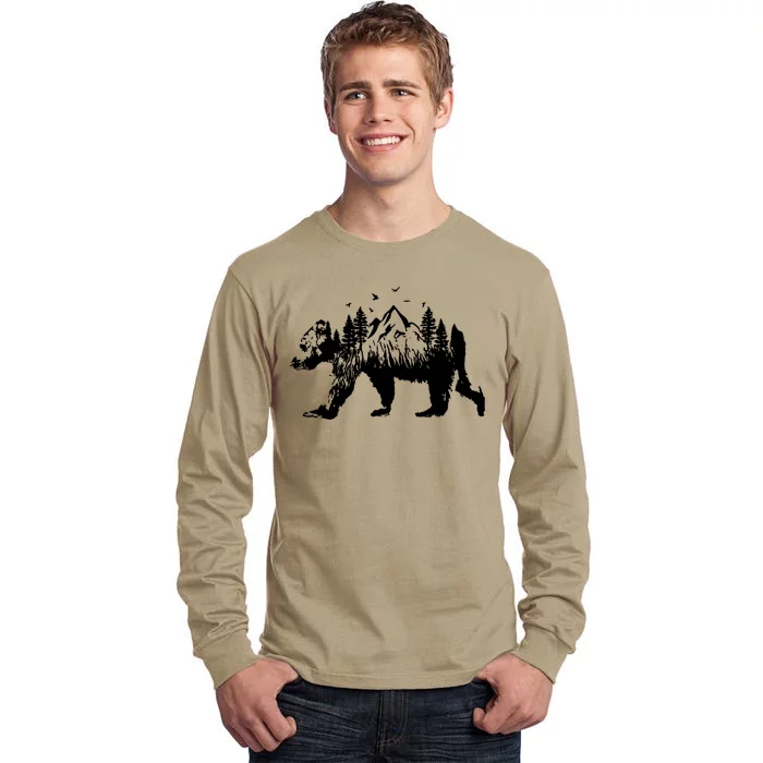 Mountain Bear Nature Tall Long Sleeve T-Shirt