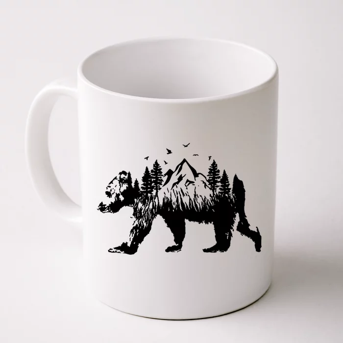 Mountain Bear Nature Front & Back Coffee Mug