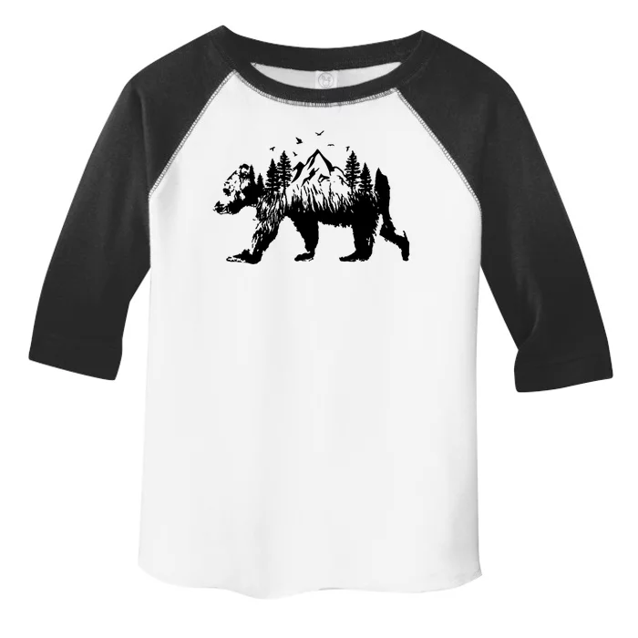 Mountain Bear Nature Toddler Fine Jersey T-Shirt