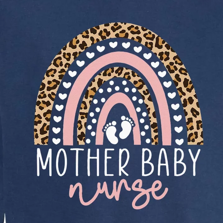 Mother Baby Nurse Postpartum Nurse Mom Baby Nursing Rainbow Garment-Dyed Sweatshirt