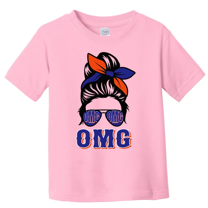 Messy Bun Omg New York Toddler T-Shirt