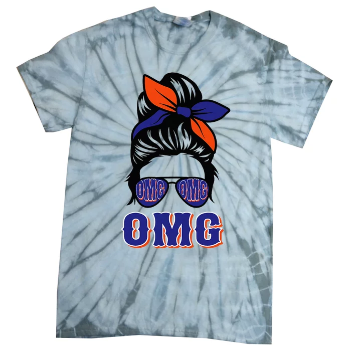 Messy Bun Omg New York Tie-Dye T-Shirt