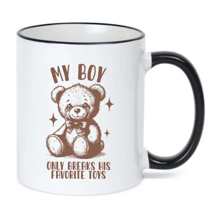 My Boy Only Breaks His Favorite Toys Ttpd Black Color Changing Mug