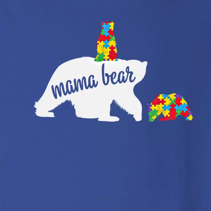 Mama Bear Of Two Warriors Autism Awareness Gift Toddler Long Sleeve Shirt