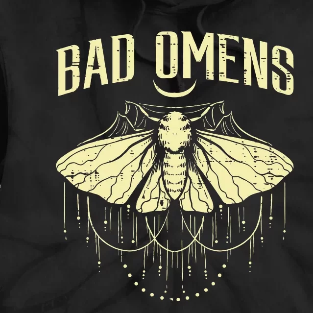 Moth B.A.D O.M.E.N.S Funny Myth Superstitions Women Tie Dye Hoodie