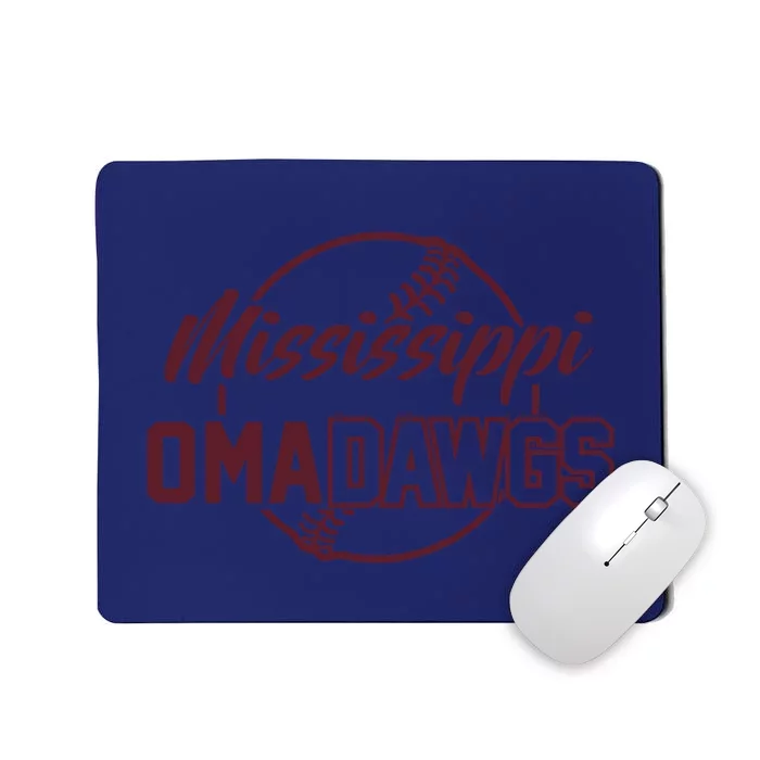 Mississippi Baseball Omadawgs Mousepad