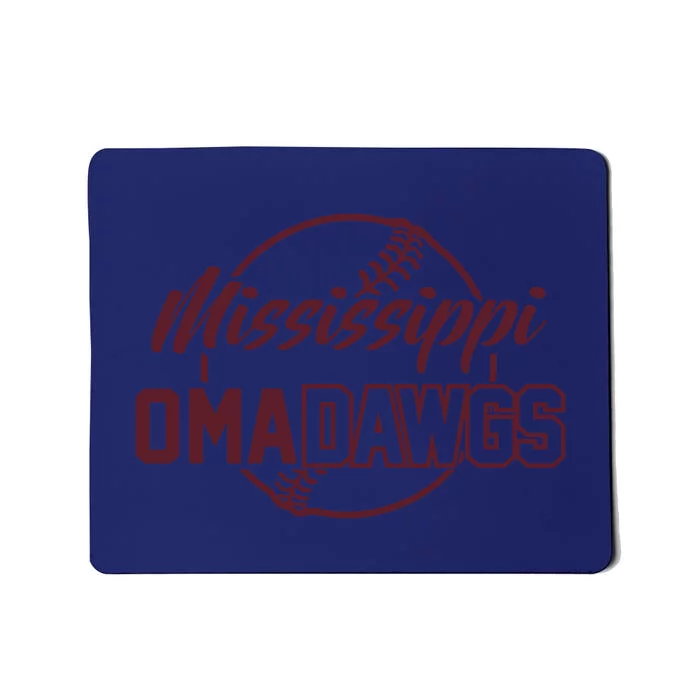 Mississippi Baseball Omadawgs Mousepad