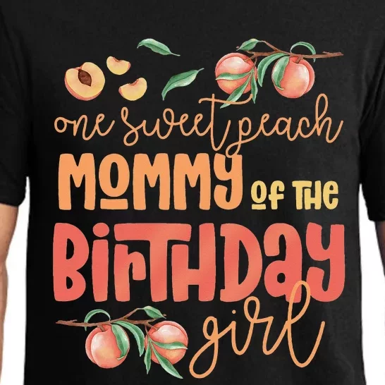 Mommy Birthday One Sweet Peach Peachy Birthday Party Pajama Set