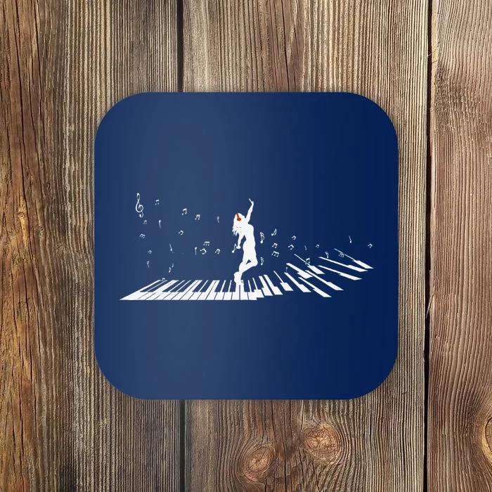 Musician Birthday Outfit Dancing Fashion I Love Music Coaster