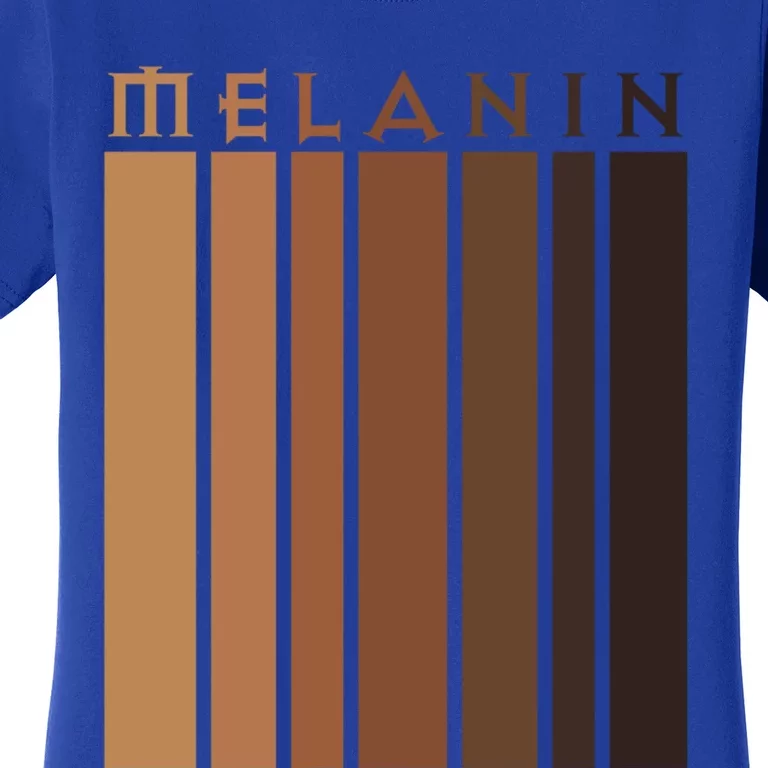 Melanin Black Pride African American Black History Month Gift Women's T-Shirt