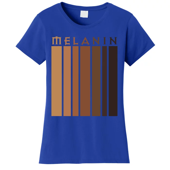 Melanin Black Pride African American Black History Month Gift Women's T-Shirt