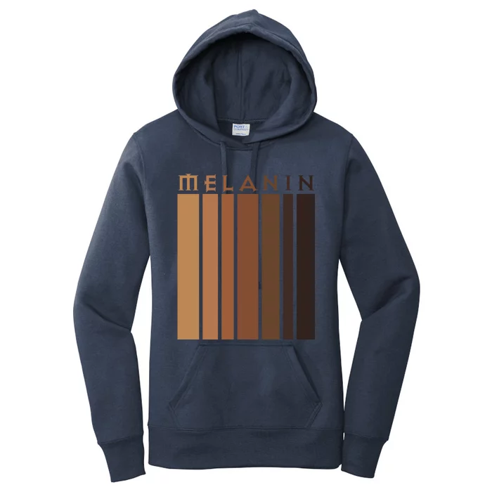 Melanin Black Pride African American Black History Month Gift Women's Pullover Hoodie