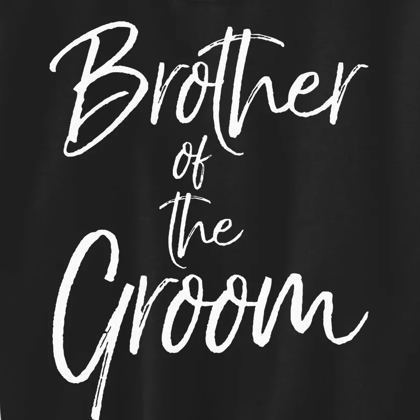 Matching Bridal Party Gifts For Family Brother Of The Groom Kids Sweatshirt