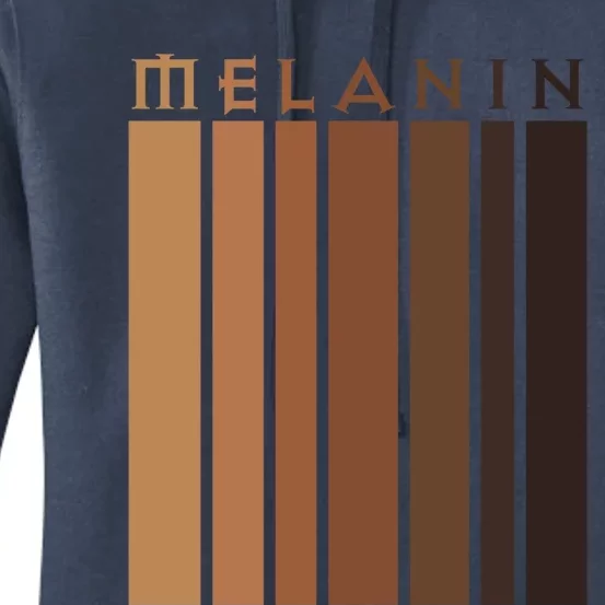 Melanin Black Pride African American Black History Month Gift Women's Pullover Hoodie