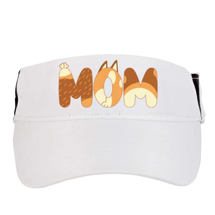 Mom Birthday Party Mom Mother’S Day Cute Dog Adult Drive Performance Visor