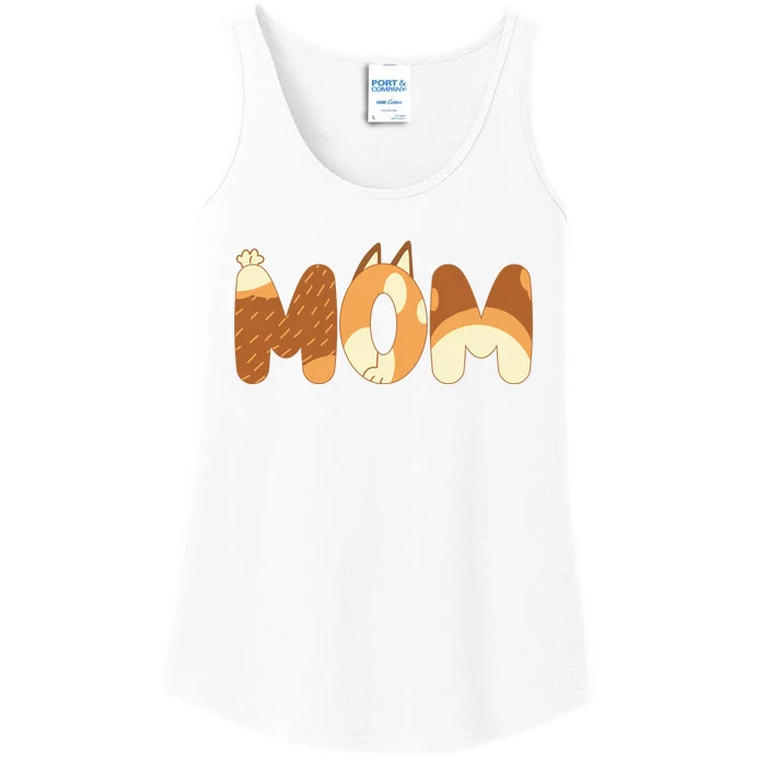 Mom Birthday Party Mom Mother’S Day Cute Dog Ladies Essential Tank