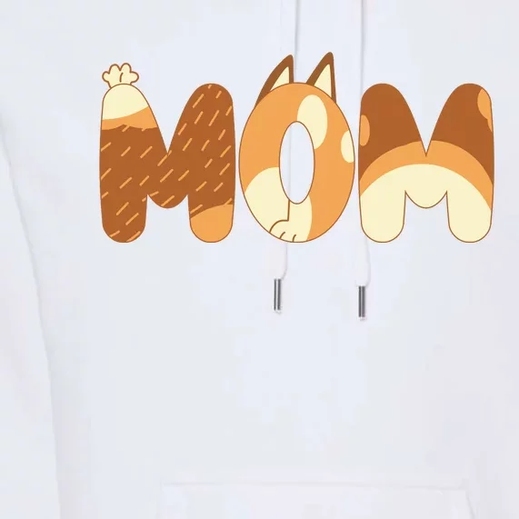 Mom Birthday Party Mom Mother’S Day Cute Dog Premium Hoodie